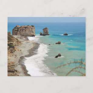 Carte Postale Rocher D'Aphrodite, Chypre