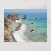 Carte Postale Rocher D'Aphrodite, Chypre (Devant)