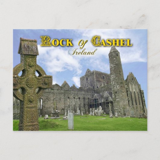 Carte Postale Rocher de Cashel, Irlande (Devant)