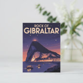 Carte Postale Rocher de Gibraltar (Debout devant)