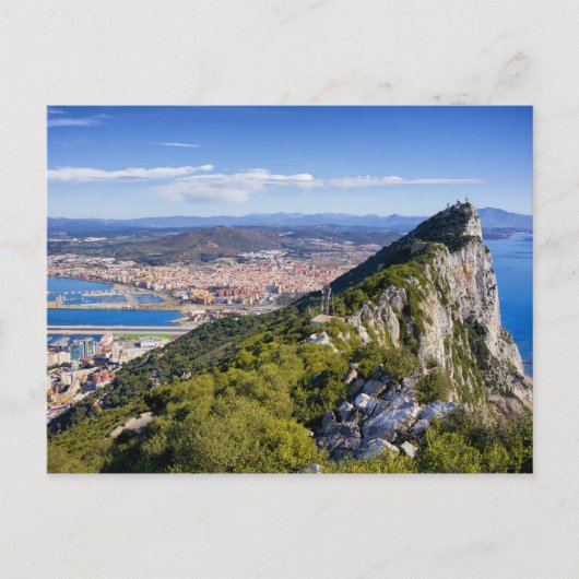 Carte Postale Rocher de Gibraltar (Devant)