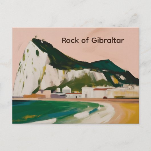 Carte Postale Rocher de Gibraltar (Devant)