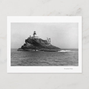 Carte Postale Rocher de Tillamook, dominé par son phare