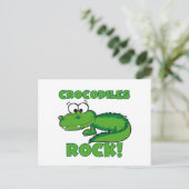 Carte Postale Rocher des crocodiles (Debout devant)
