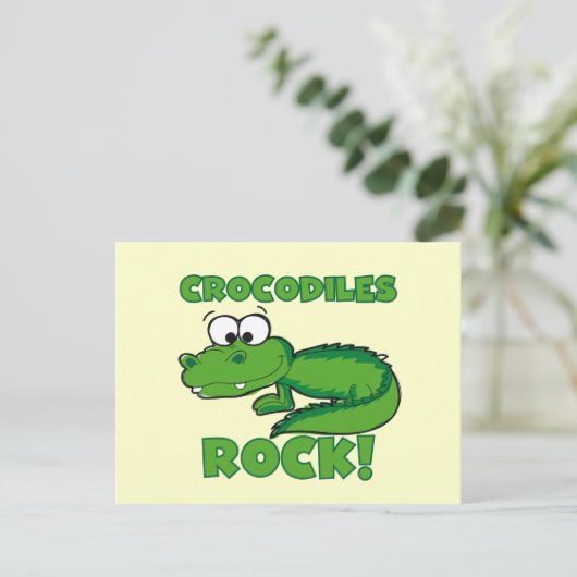 Carte Postale Rocher des crocodiles (Debout devant)