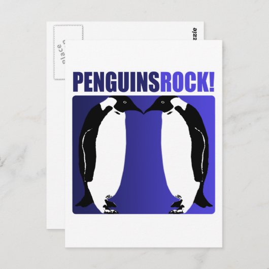 Carte Postale Rocher des pingouins ! (Devant / Derrière)