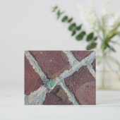 Carte Postale Rocher du Coeur Vert sur Pella, Iowa Brick (Debout devant)