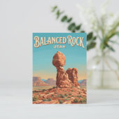 Carte Postale Rocher équilibré Moab Utah (Debout devant)