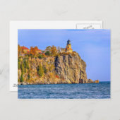 Carte Postale Rocher fractionnée d'automne (Devant / Derrière)