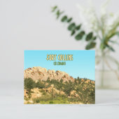 Carte Postale Rocher HorsBluetooth Fort Collins Colorado (Debout devant)