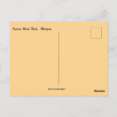 Carte Postale Rocher Indian Head Michigan (Dos)