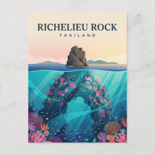 Carte Postale Rocher Richelieu Thaïlande