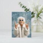 Carte Postale Rocher sur dans le style (Debout devant)