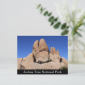 Carte Postale Rochers au parc national Joshua Tree (Debout devant)