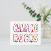 Carte Postale Rochers de camping (Debout devant)