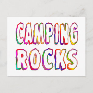 Carte Postale Rochers de camping
