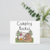 Carte Postale Rochers de camping (Debout devant)