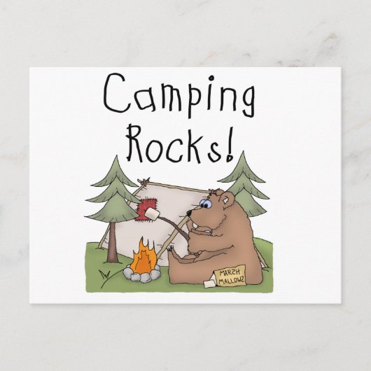 Carte Postale Rochers de camping (Devant)