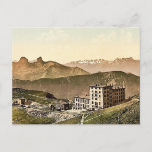 Carte Postale Rochers de Naye Grand Hotel, chemin de fer, Genève