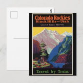 Carte Postale Rochers du Colorado (Devant / Derrière)