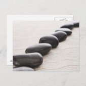 Carte Postale Rochers sur sable (Devant / Derrière)