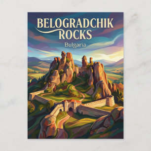 Carte Postale Roches de Belogradtchik Bulgarie