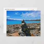 Carte Postale roches de la zélande (Devant / Derrière)