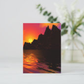 Carte Postale Roches du coucher du soleil 1 (Debout devant)