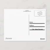 Carte Postale Roches grises (Dos)