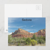 Carte Postale Roches rouges à Sedona (Devant / Derrière)