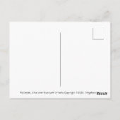 Carte postale - Rochester du lac Ontario (Dos)