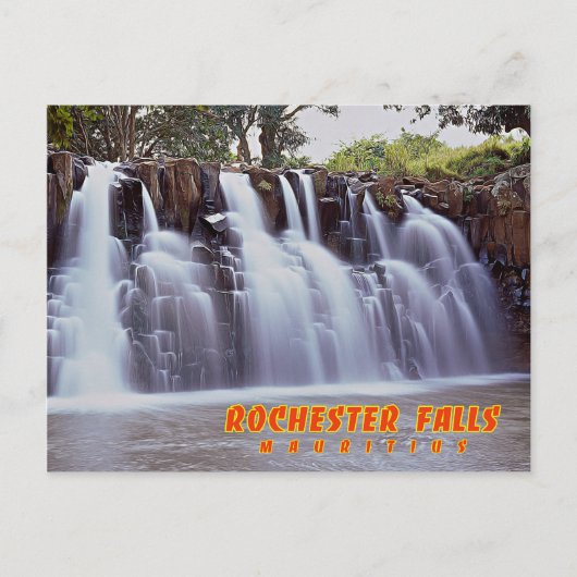 Carte Postale Rochester falls, Maurice (Devant)