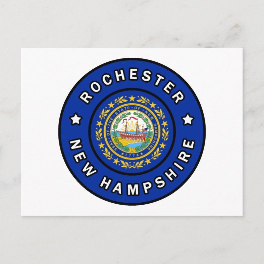 Carte Postale Rochester New Hampshire (Devant)