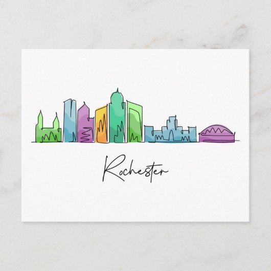 Carte Postale Rochester NEW YORK (Devant)