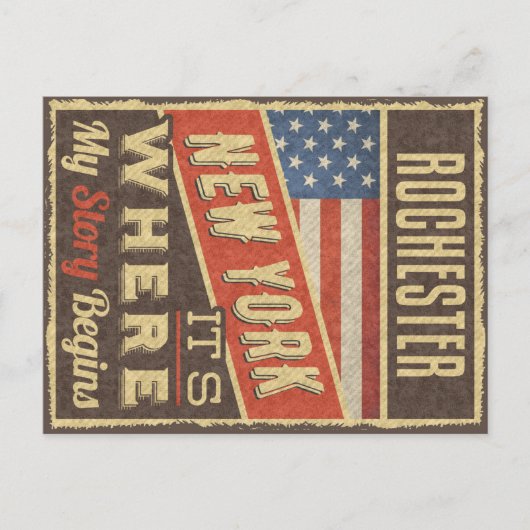 Carte Postale Rochester New York (Devant)