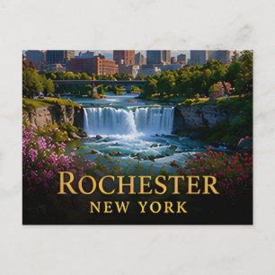 Carte Postale Rochester New York Finger Lakes & Canal Érié