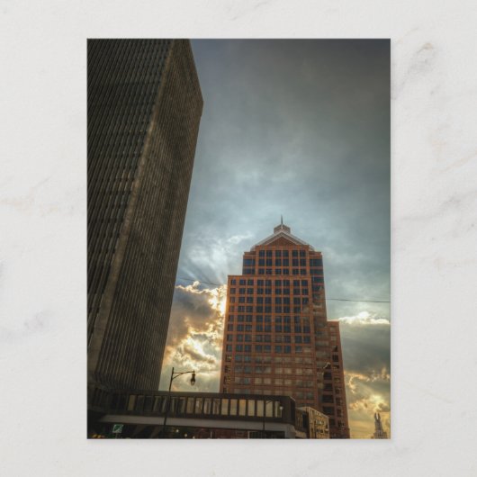 Carte Postale Rochester Skyline en HDR (Devant)