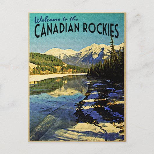 Carte Postale Rocheuses canadiennes (Devant)
