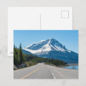 Carte Postale Rocheuses canadiennes - Route 93 de l'Icefields Pa (Devant / Derrière)