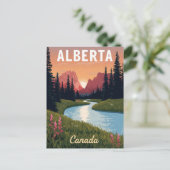 Carte Postale Rocheuses de l'Alberta Canada (Debout devant)