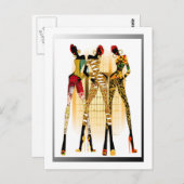 Carte Postale Rock Black Girls (Devant / Derrière)