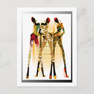 Carte Postale Rock Black Girls