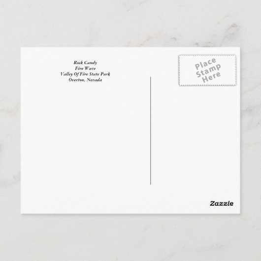 Carte Postale Rock Candy (Dos)