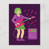 Carte Postale Rock Chick (Devant)
