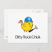 Carte Postale Rock Chick (Devant / Derrière)