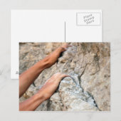 Carte Postale Rock Climber Hands Closeup (Devant / Derrière)