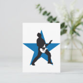 Carte Postale rock e-guitare (Debout devant)