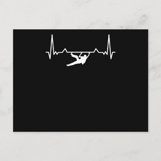 Carte Postale Rock Escalade Heartbeat (Devant)