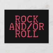 CARTE POSTALE ROCK ET/OU ROLL ! (Devant)