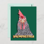 Carte Postale Rock Hen non impressionné (Devant / Derrière)